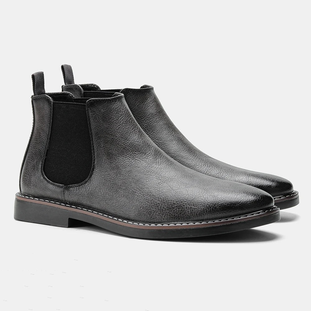 Sanford | Classic Chelsea Orthopedic Leather Boots