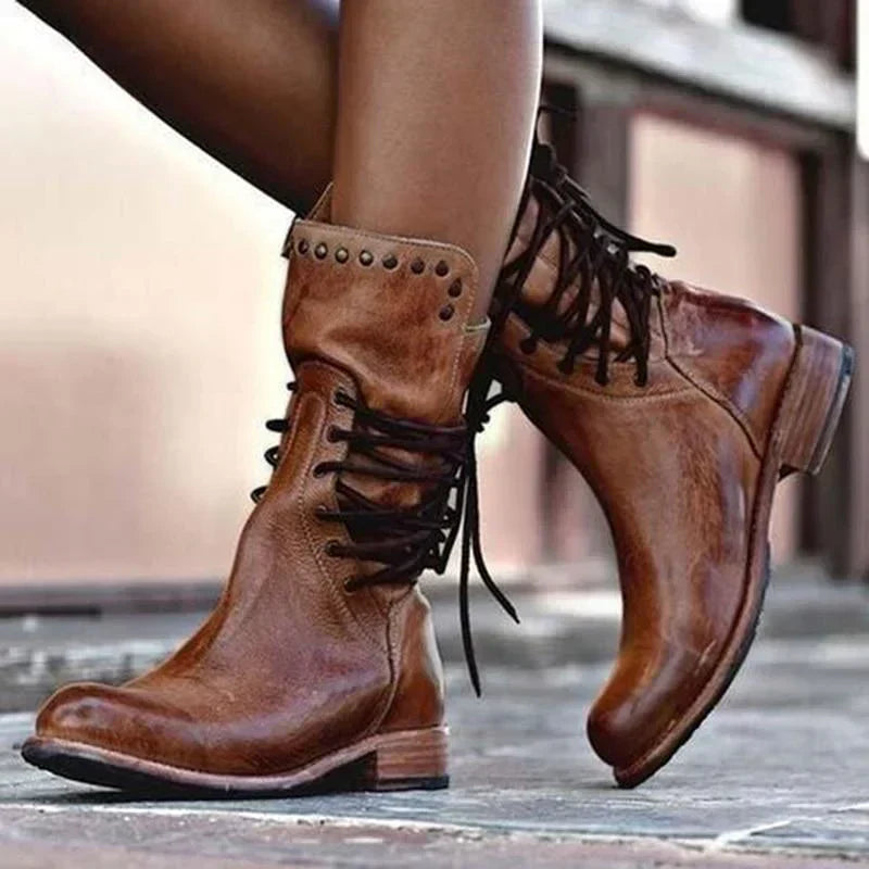 Olivia® | Stylish Leather Boots