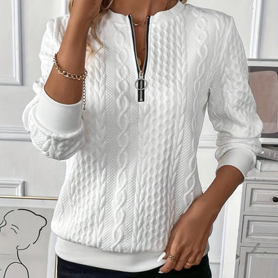 LUCIA I Pullover with Zipper