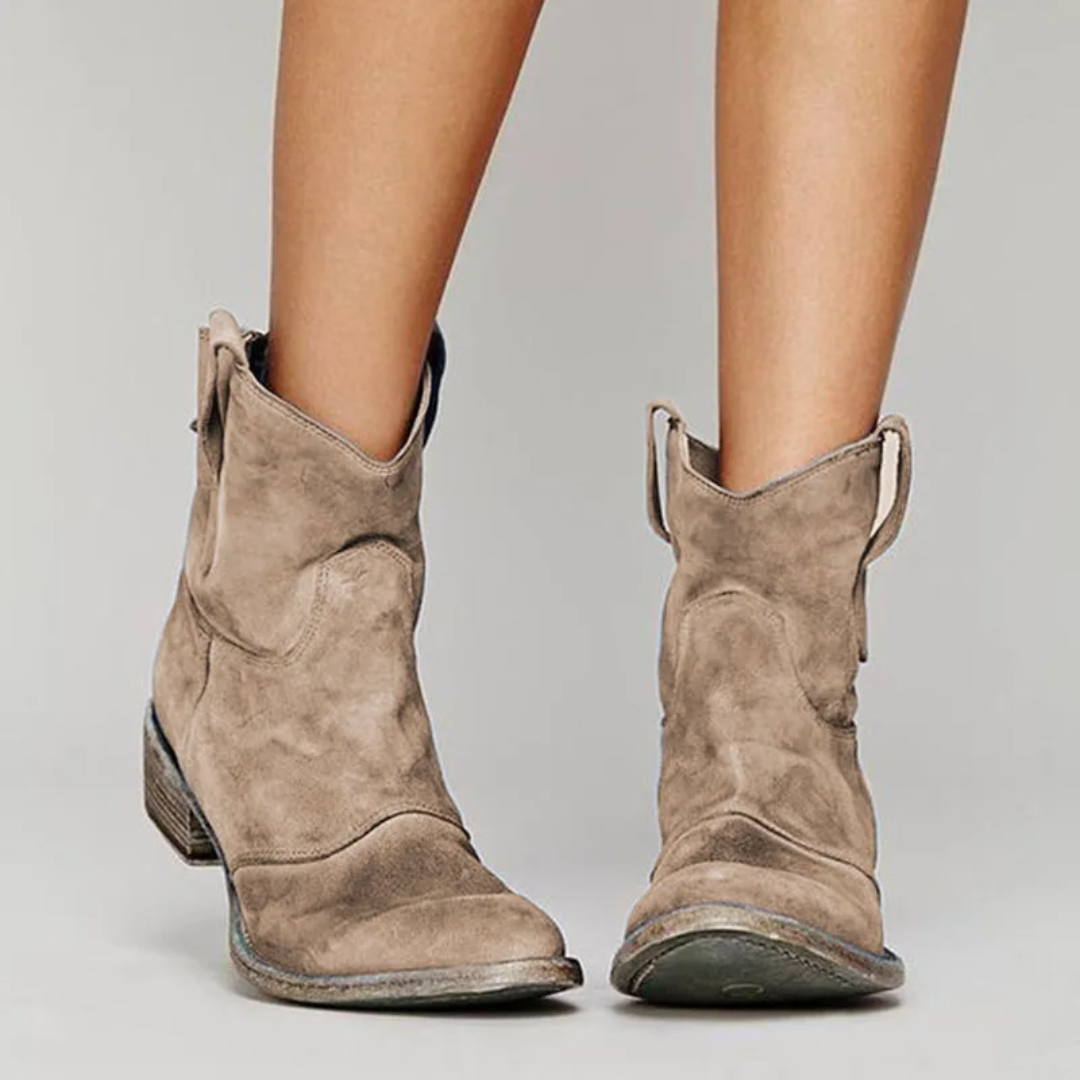 Amelia® | Chic Suede Ankle Boots
