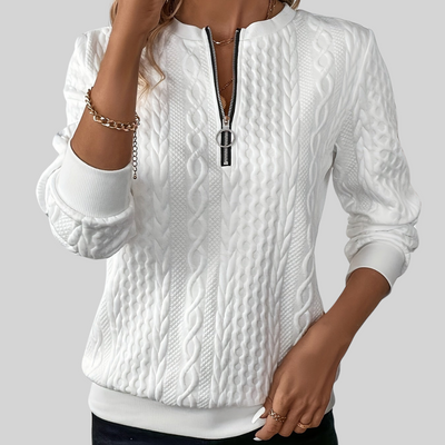 LUCIA I Pullover with Zipper