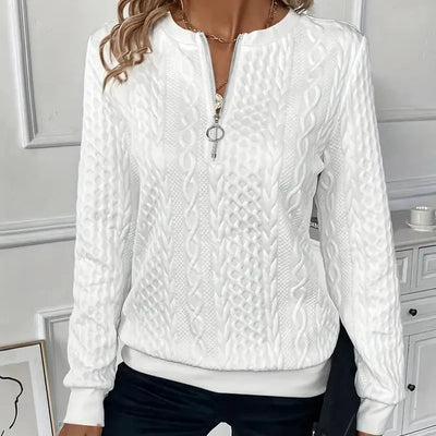 LUCIA I Pullover with Zipper