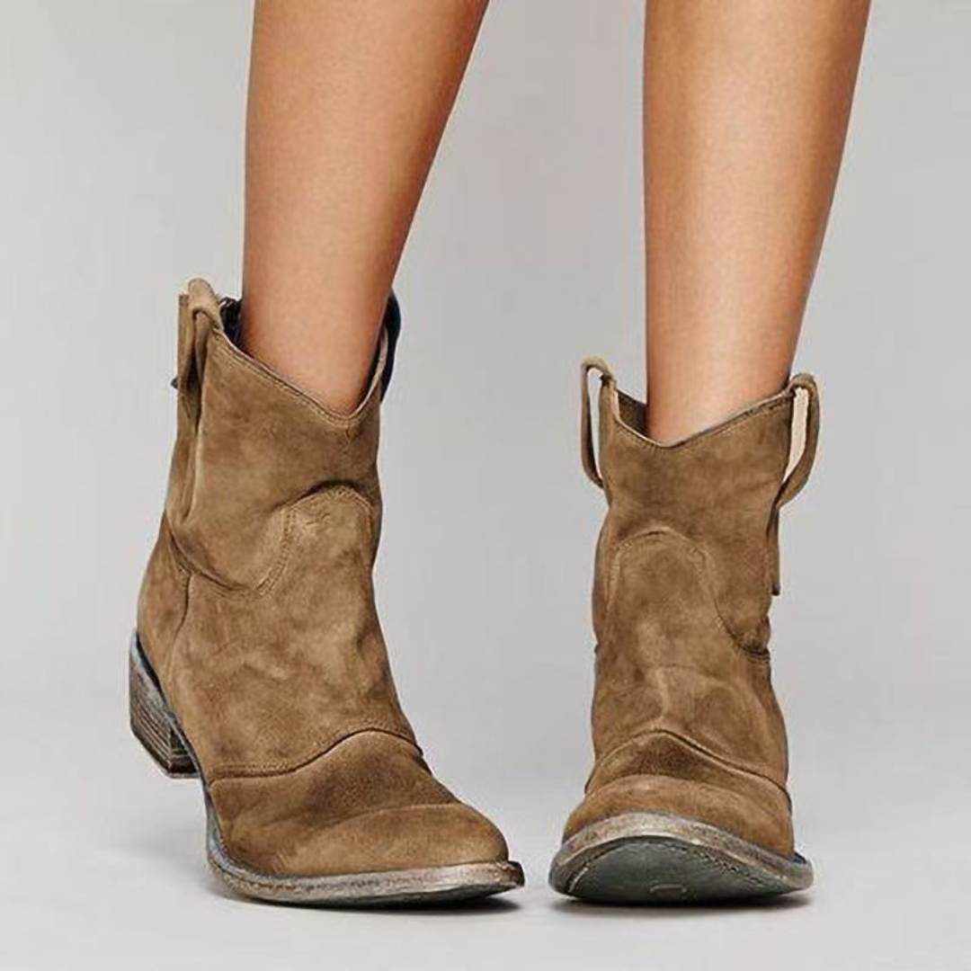 Amelia® | Chic Suede Ankle Boots