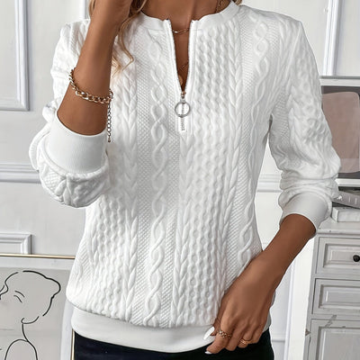 LUCIA I Pullover with Zipper