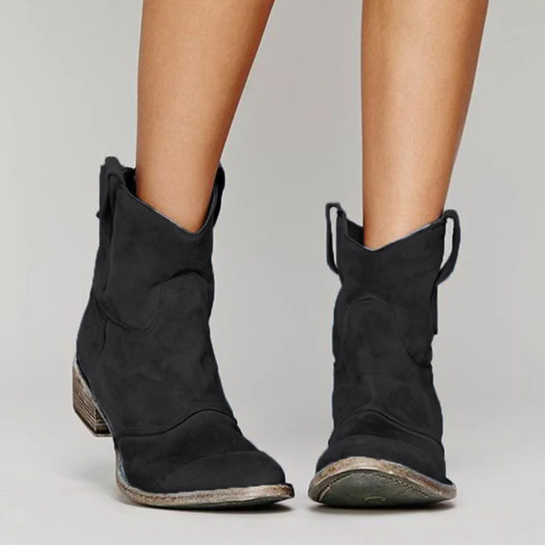 Amelia® | Chic Suede Ankle Boots