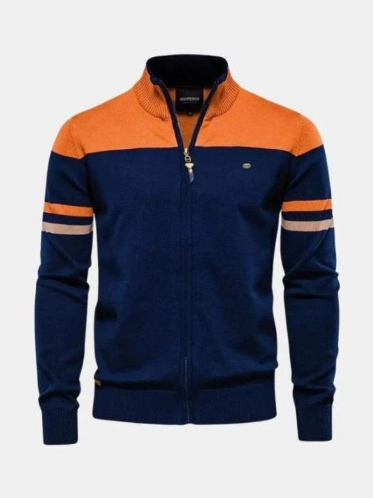 Anders™ | Knitted Cardigan with Zipper