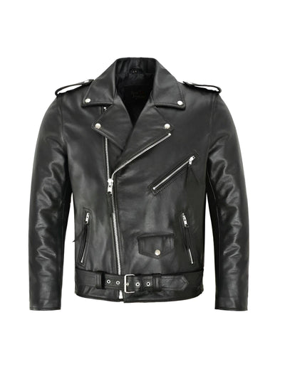 Austin™ | Classic Biker Leather Jacket