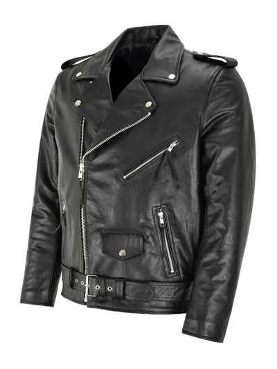 Austin™ | Classic Biker Leather Jacket