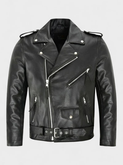 Austin™ | Classic Biker Leather Jacket