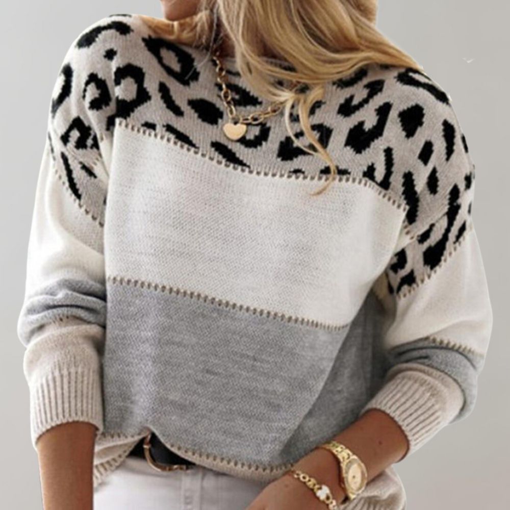 Cheyenne™ | Leopard Design Wool Sweater