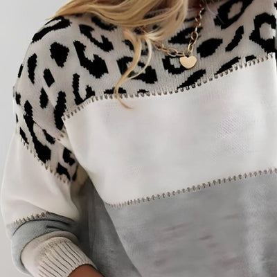 Cheyenne™ | Leopard Design Wool Sweater