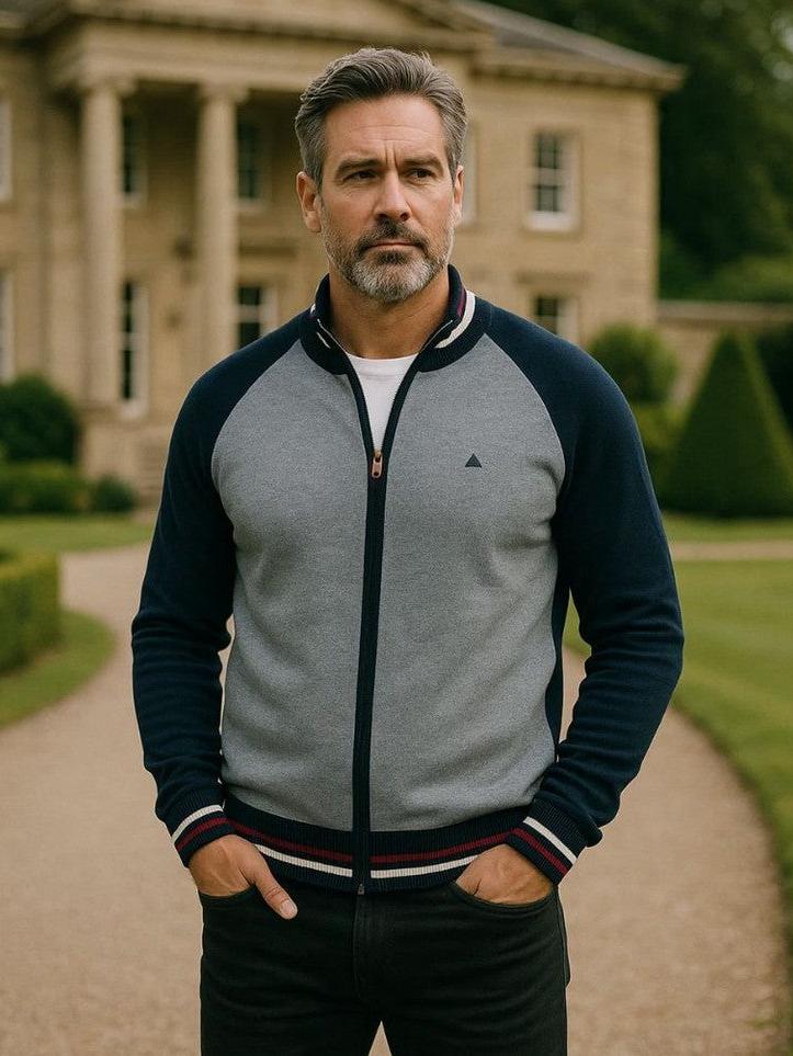 Felix™ | Wool Cardigan with Zipper