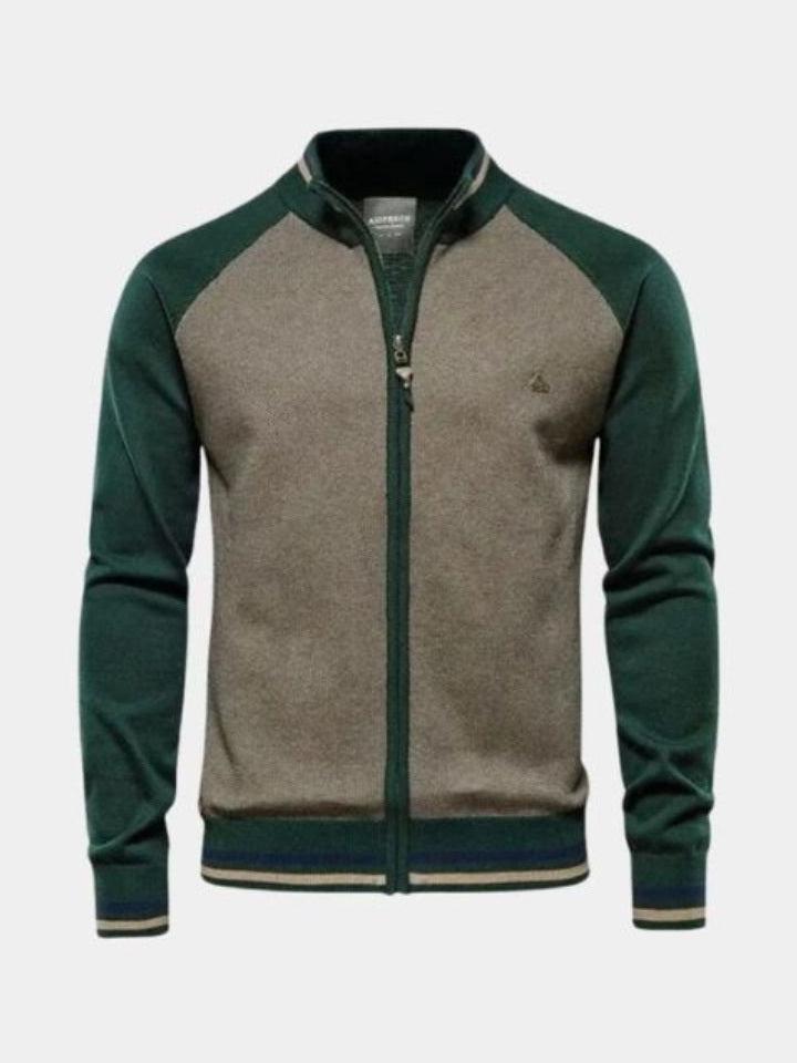 Felix™ | Wool Cardigan with Zipper