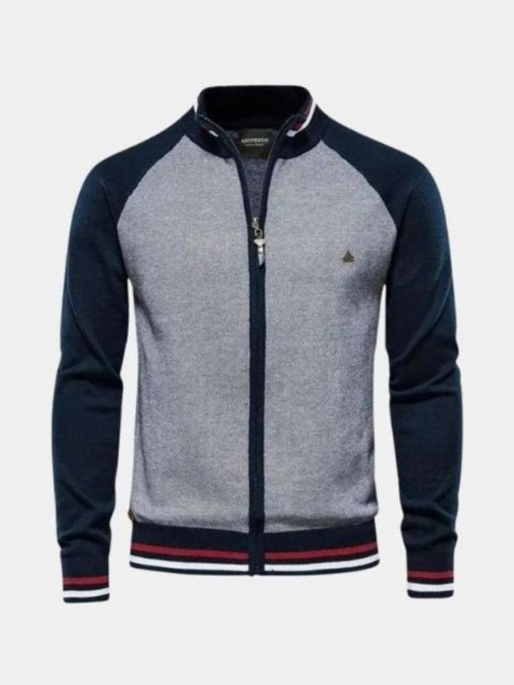 Felix™ | Wool Cardigan with Zipper