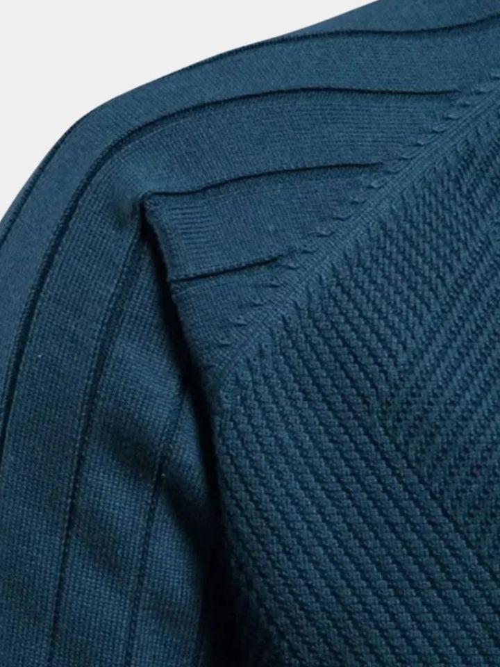 Jacquard™ | Knitted Cardigan with Zipper