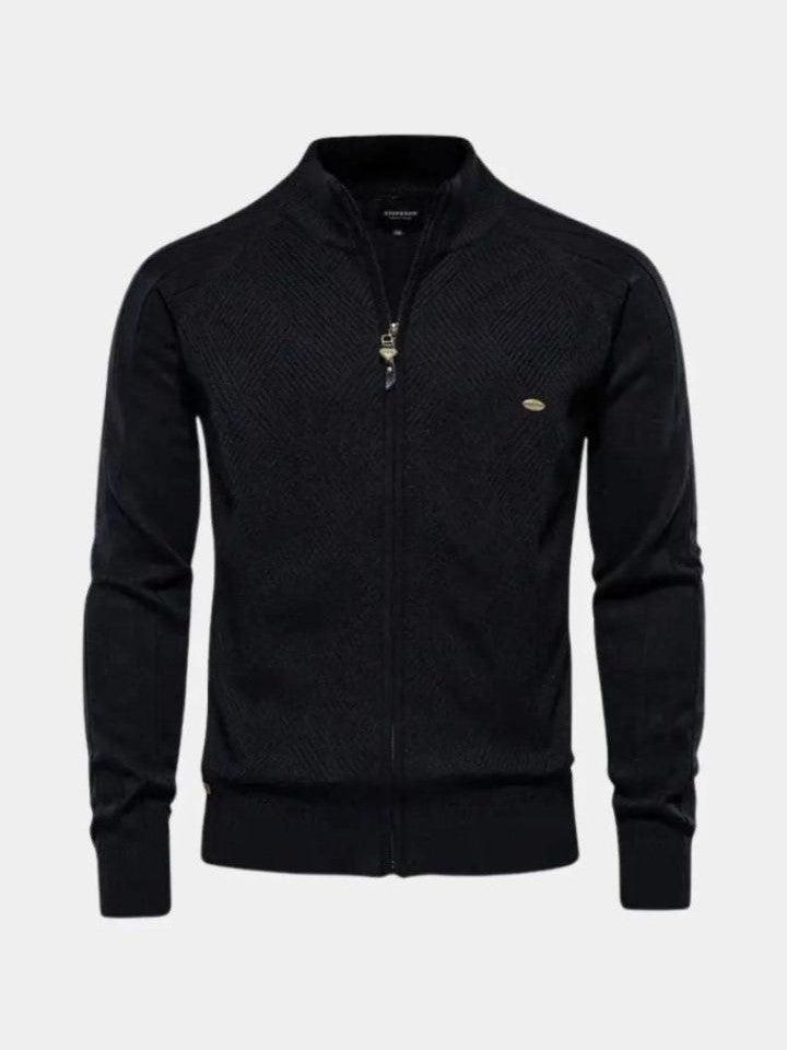 Jacquard™ | Knitted Cardigan with Zipper