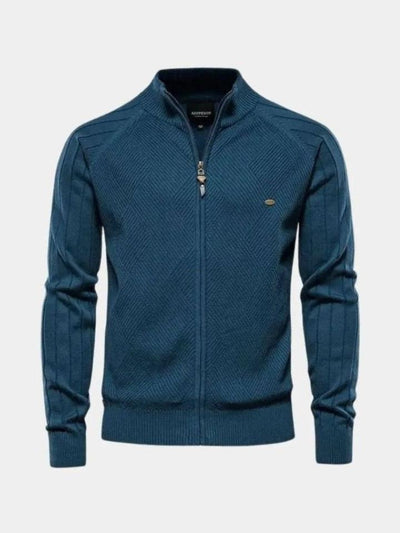 Jacquard™ | Knitted Cardigan with Zipper