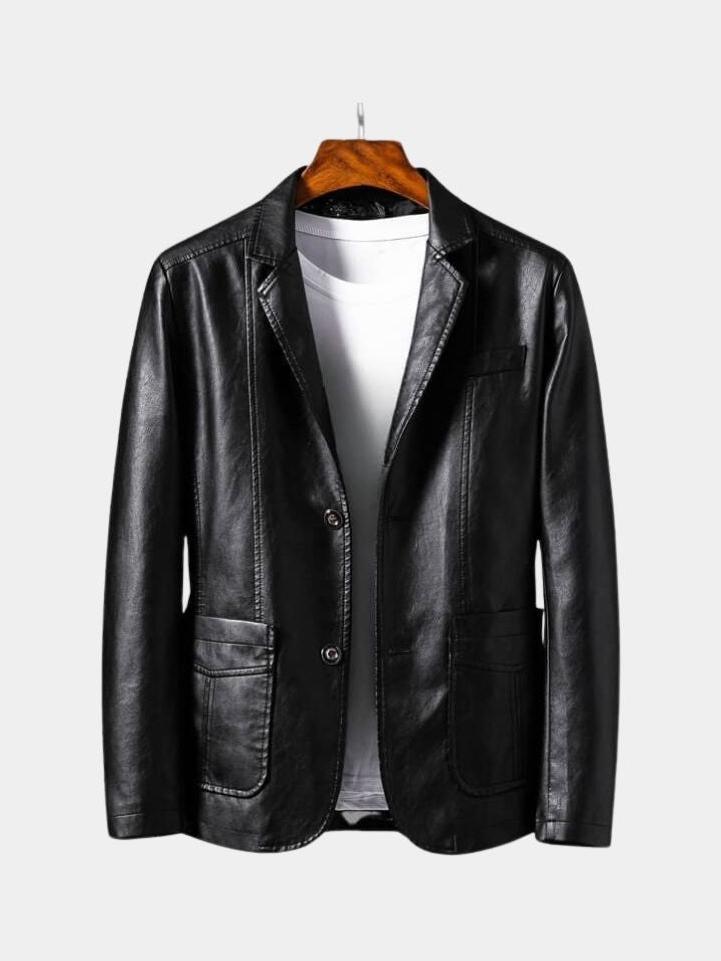 Jonas™ | Caramel Colored Leather Jacket