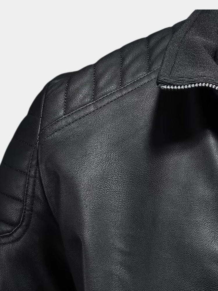 Luca™ | Cross Leather Jacket
