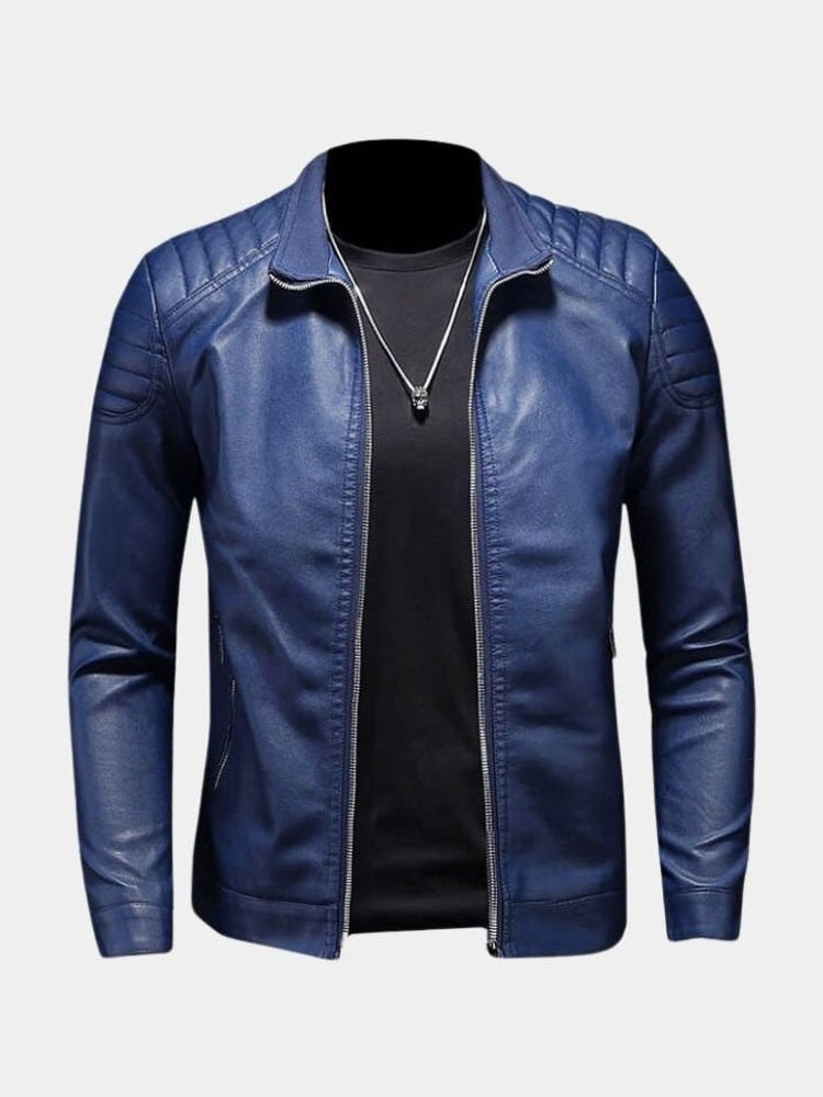 Luca™ | Cross Leather Jacket