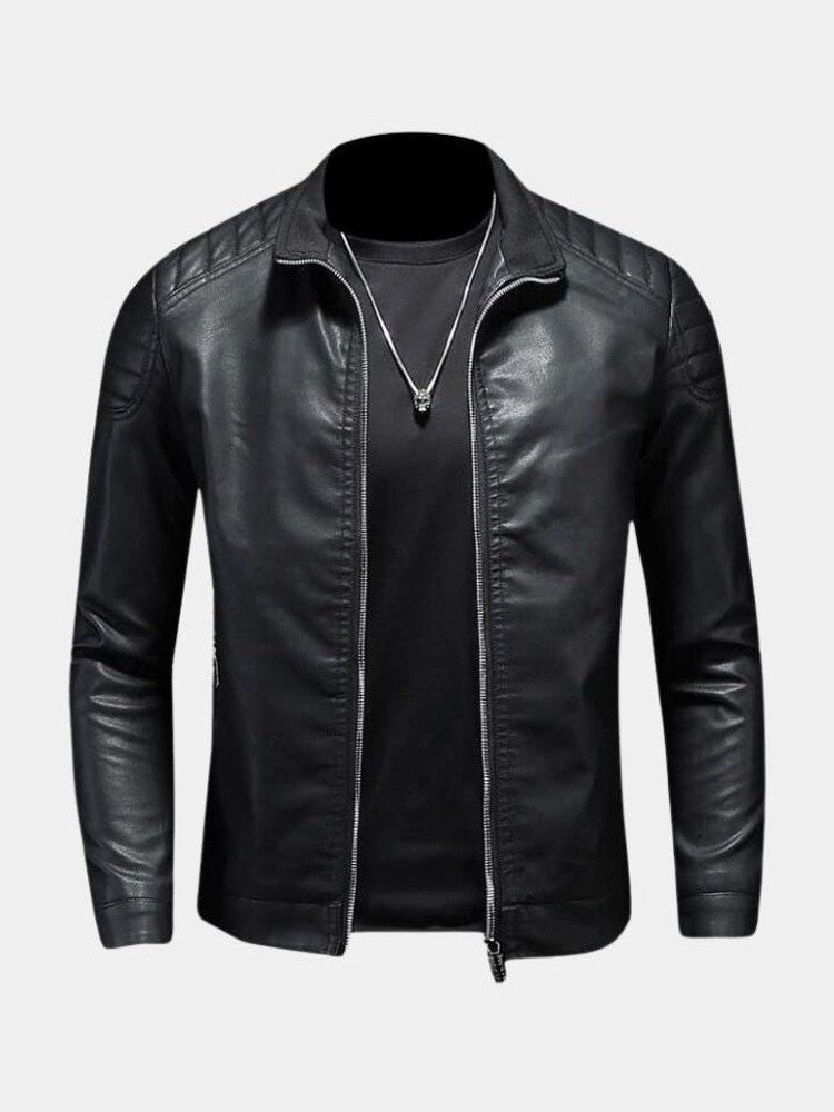 Luca™ | Cross Leather Jacket