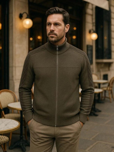 Magnus™ | Cashmere Sweater with Zipper