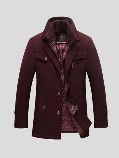 Nikolaj™ | Classic Wool Peacoat