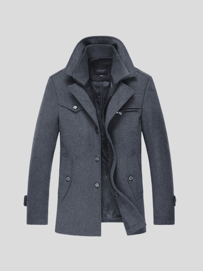 Nikolaj™ | Classic Wool Peacoat