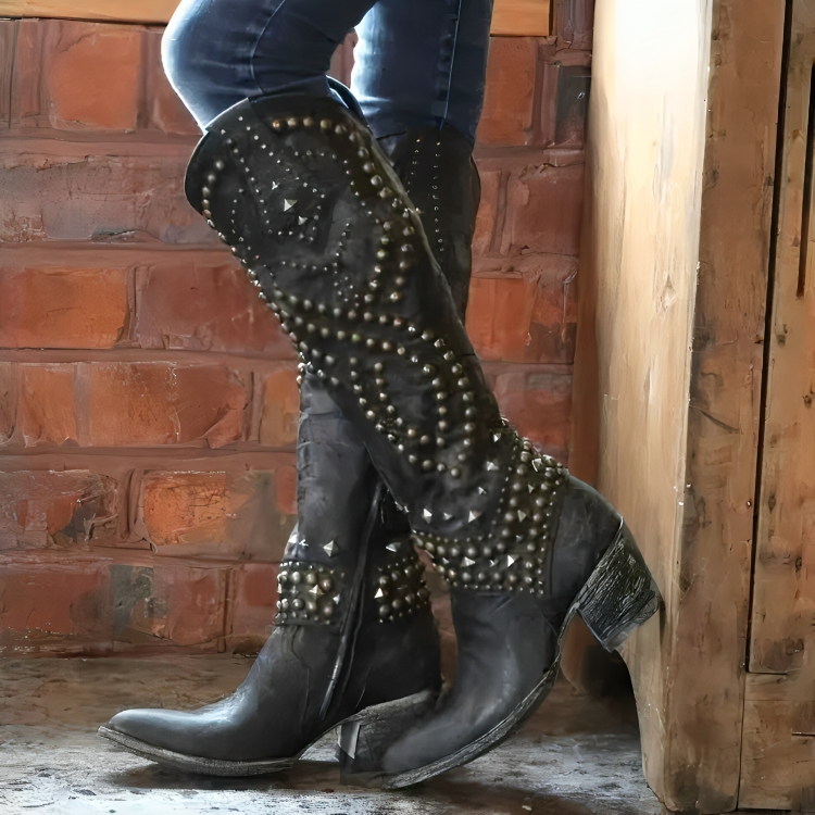 Emma® | Western Knee-High Boots