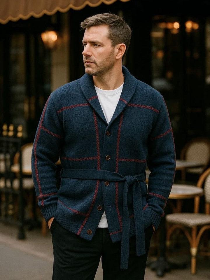 Rom™ | Knitted Coat with Belt