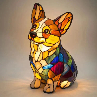 Regal Corgi Glow Lamp