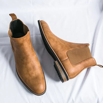 Cosmo | Classic Orthopedic Leather Chelsea Boots