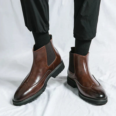 Adriel | Authentic Orthopedic Leather Chelsea Boots