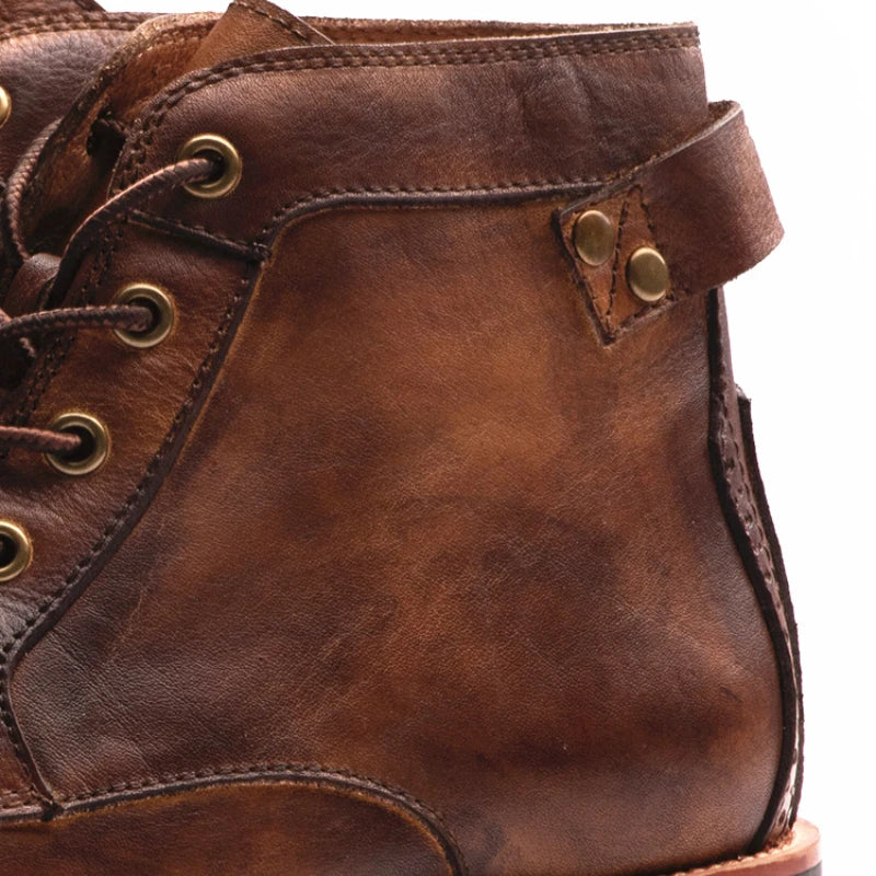 Kelvin | High-Top Orthopedic Leather Boots