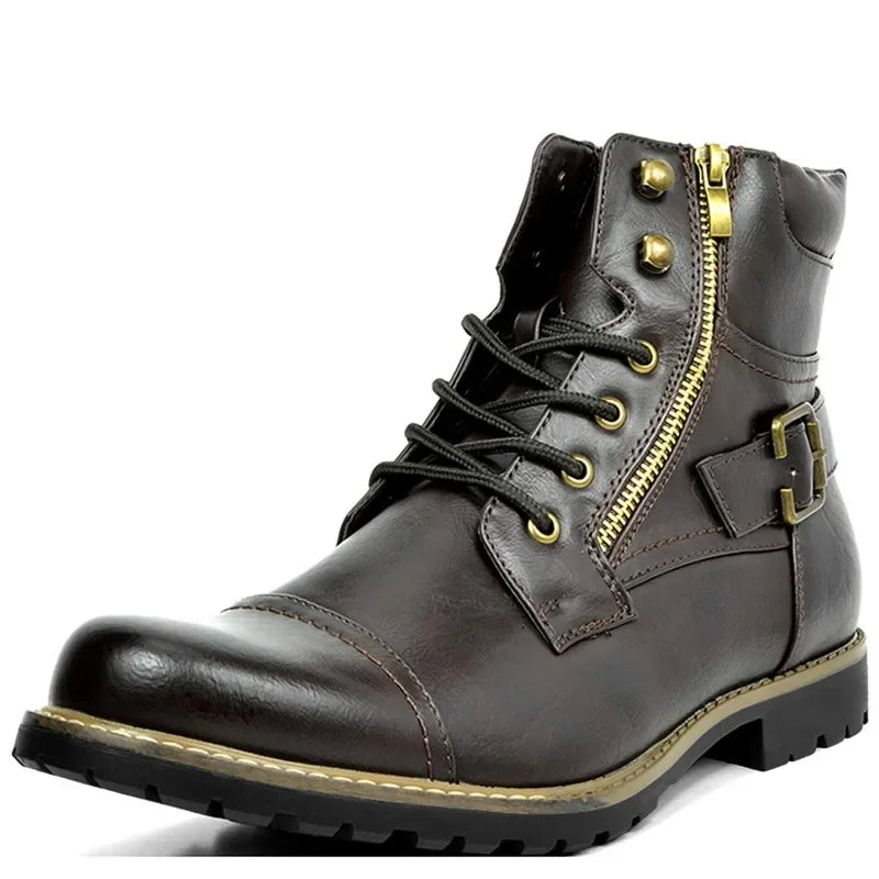 Damon | Classic Lace-Up Orthopedic Leather Boots
