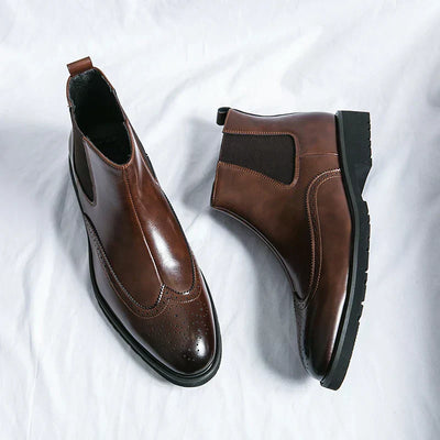Adriel | Authentic Orthopedic Leather Chelsea Boots
