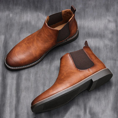 Sanford | Classic Chelsea Orthopedic Leather Boots