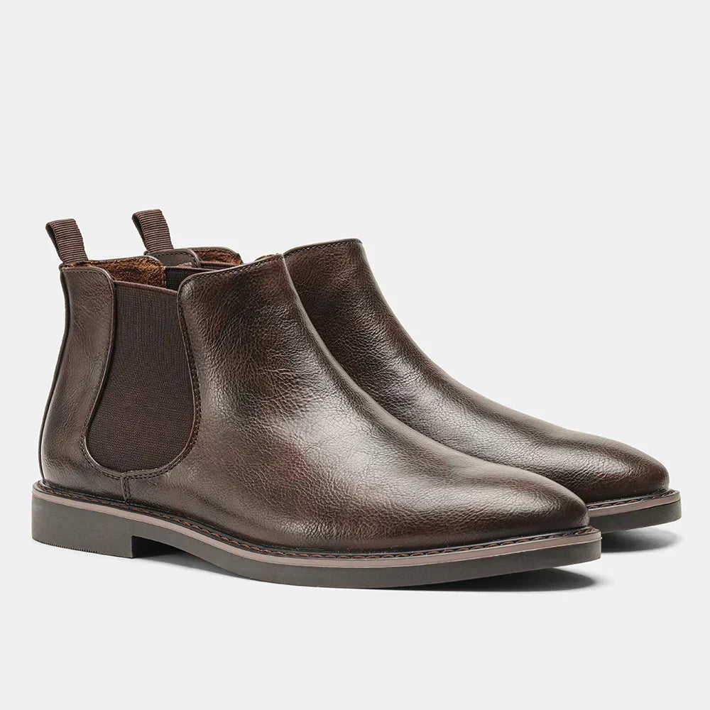 Sanford | Classic Chelsea Orthopedic Leather Boots