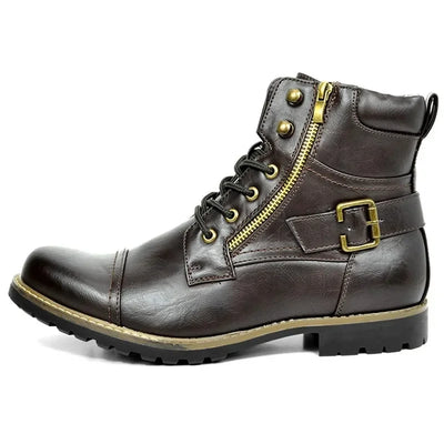 Damon | Classic Lace-Up Orthopedic Leather Boots