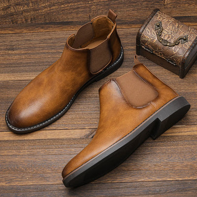 Sanford | Classic Chelsea Orthopedic Leather Boots