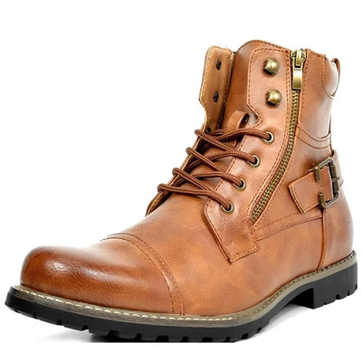 Damon | Classic Lace-Up Orthopedic Leather Boots