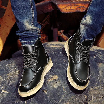 Dustin | Winter Orthopedic Leather Boots