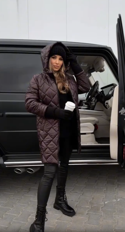 Bogna | Elegant and Quilted Down Jacket with Hood