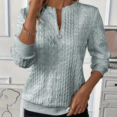 LUCIA I Pullover with Zipper