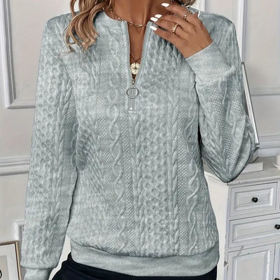 LUCIA I Pullover with Zipper