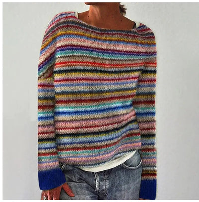 PIERINA I Retro Knit Pullover