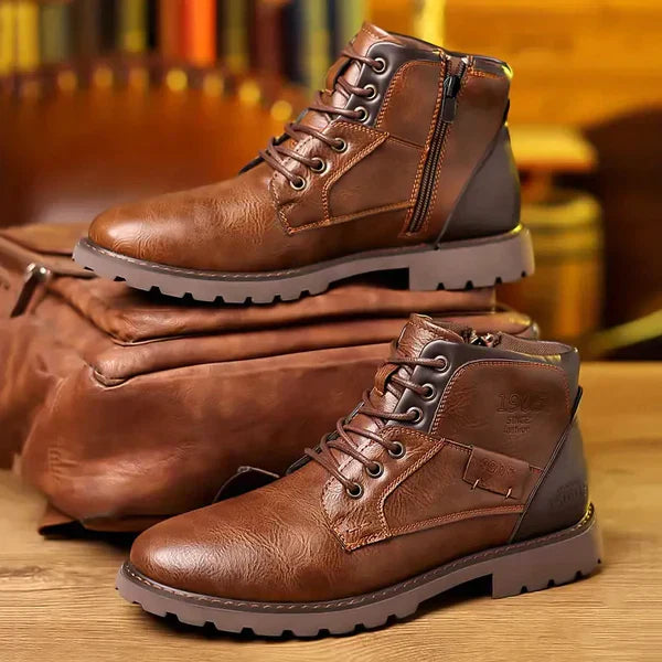 Jethro | Sturdy Orthopedic Leather Boots