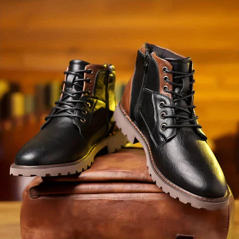 Jethro | Sturdy Orthopedic Leather Boots