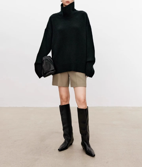 ELIANA I Pullover with Roll Neck