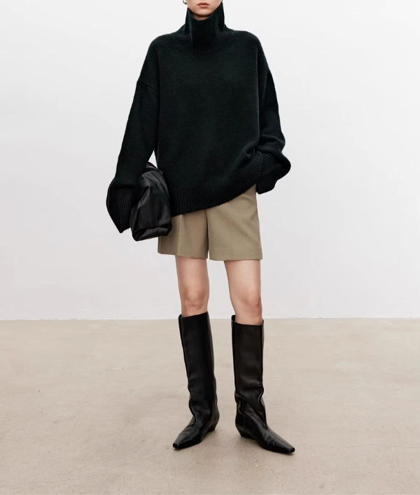 ELIANA I Pullover with Roll Neck